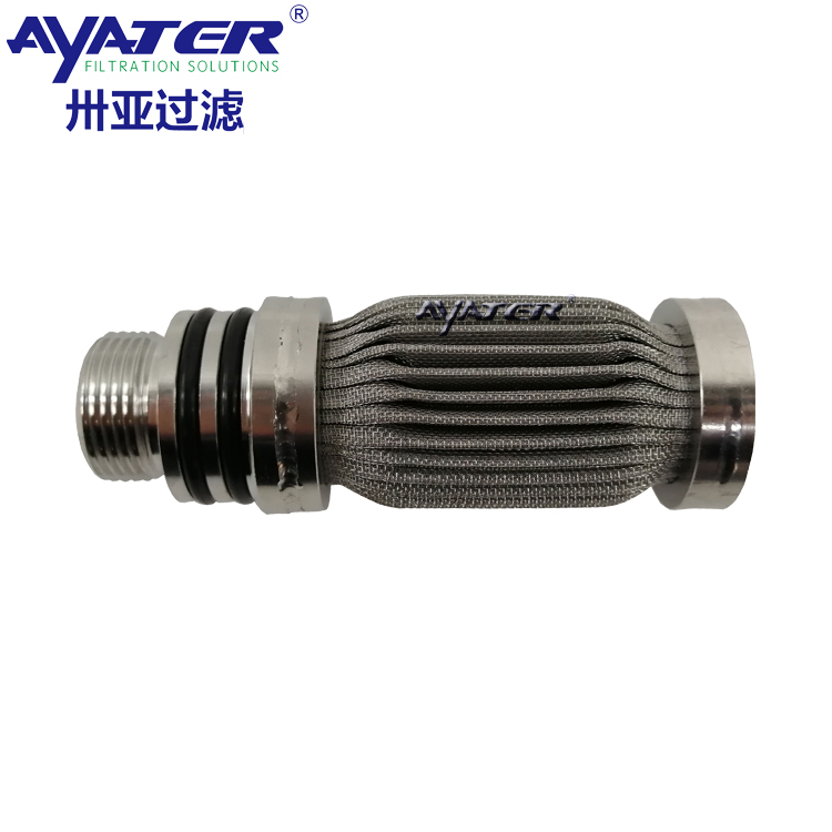 卅亞過(guò)濾不銹鋼燒結(jié)氈濾芯38X80MM