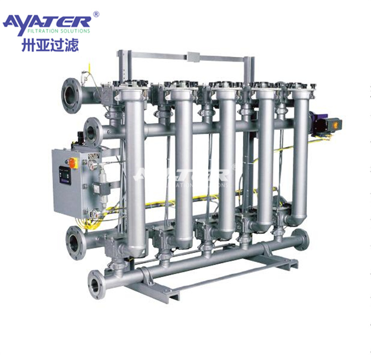 卅亞過濾 列管式碳鋼自清洗過濾器 大面積過濾 楔形網(wǎng)濾芯
