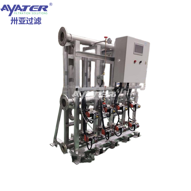  卅亞過濾列管式自清洗過濾器 自動反沖洗設(shè)計 過濾面積大