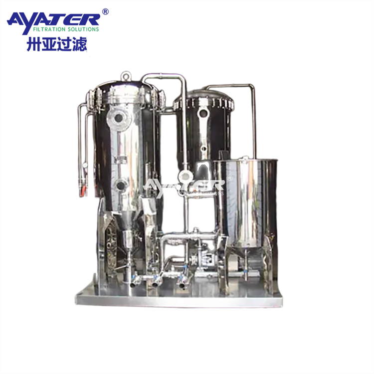 卅亞過(guò)濾316不銹鋼 集束式全自動(dòng)燭式過(guò)濾器 排渣除雜