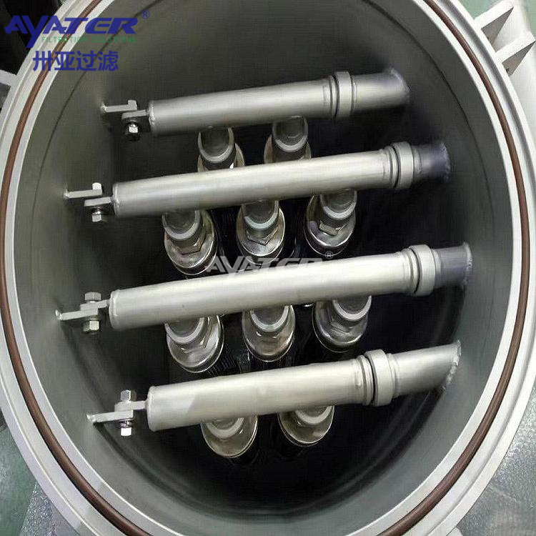 卅亞過濾316不銹鋼 集束式全自動(dòng)燭式過濾器 排渣除雜