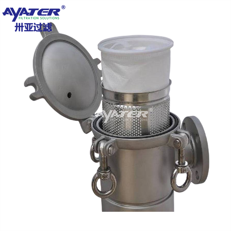  【卅亞過(guò)濾】pp濾袋袋式過(guò)濾器 果汁牛奶礦泉水處理設(shè)備