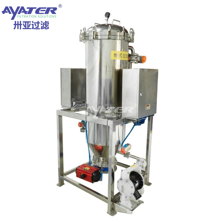 卅亞過(guò)濾 不銹鋼全自動(dòng)濾餅層燭式過(guò)濾器 小型水處理設(shè)備